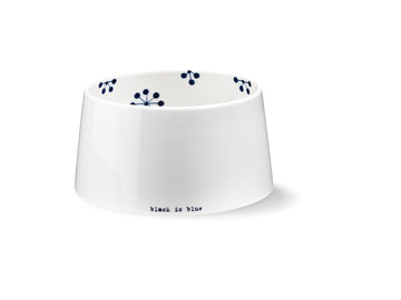 Black is Blue concave bowl