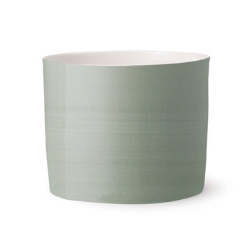 Bloom pot in jade green