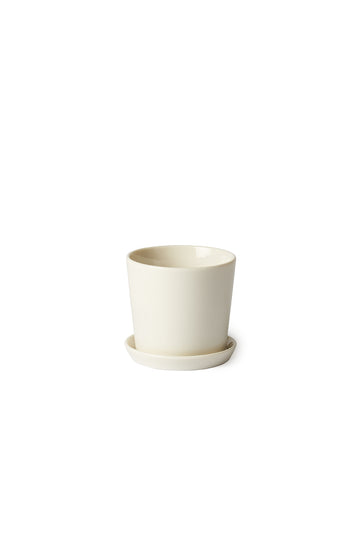 Mini Flowerpot in white