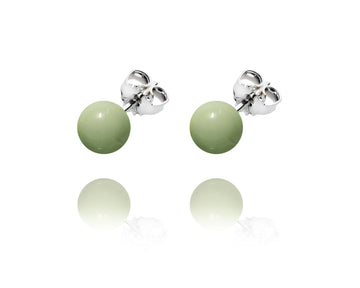 Elements porcelain stud earrings