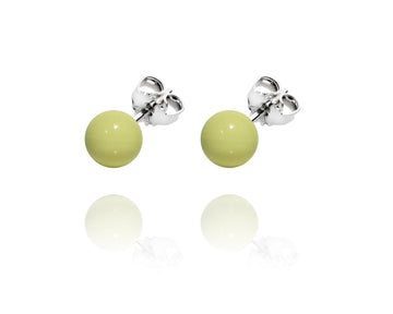 Elements porcelain stud earrings