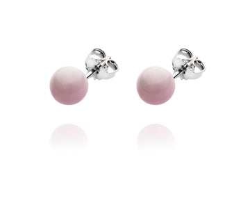 Elements porcelain stud earrings