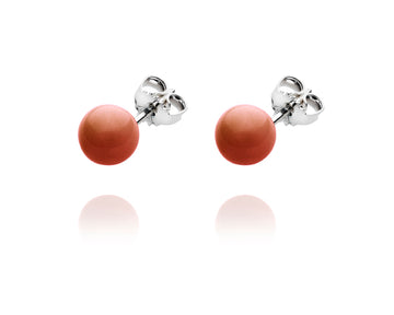 Elements porcelain stud earrings