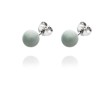 Elements porcelain stud earrings