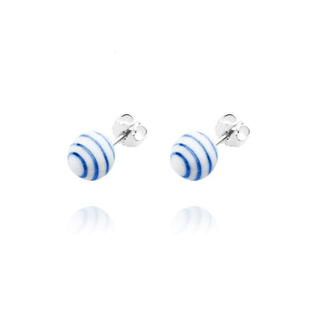 Stripes stud earrings