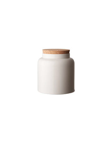 Contain jar in white