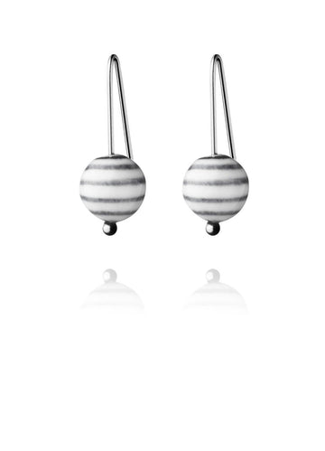 Stripes pin earrings